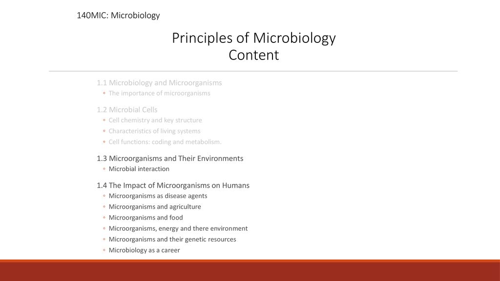 Principles of Microbiology (Part-2) - ppt download