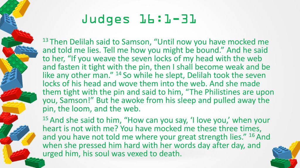 Judges 16:1-31