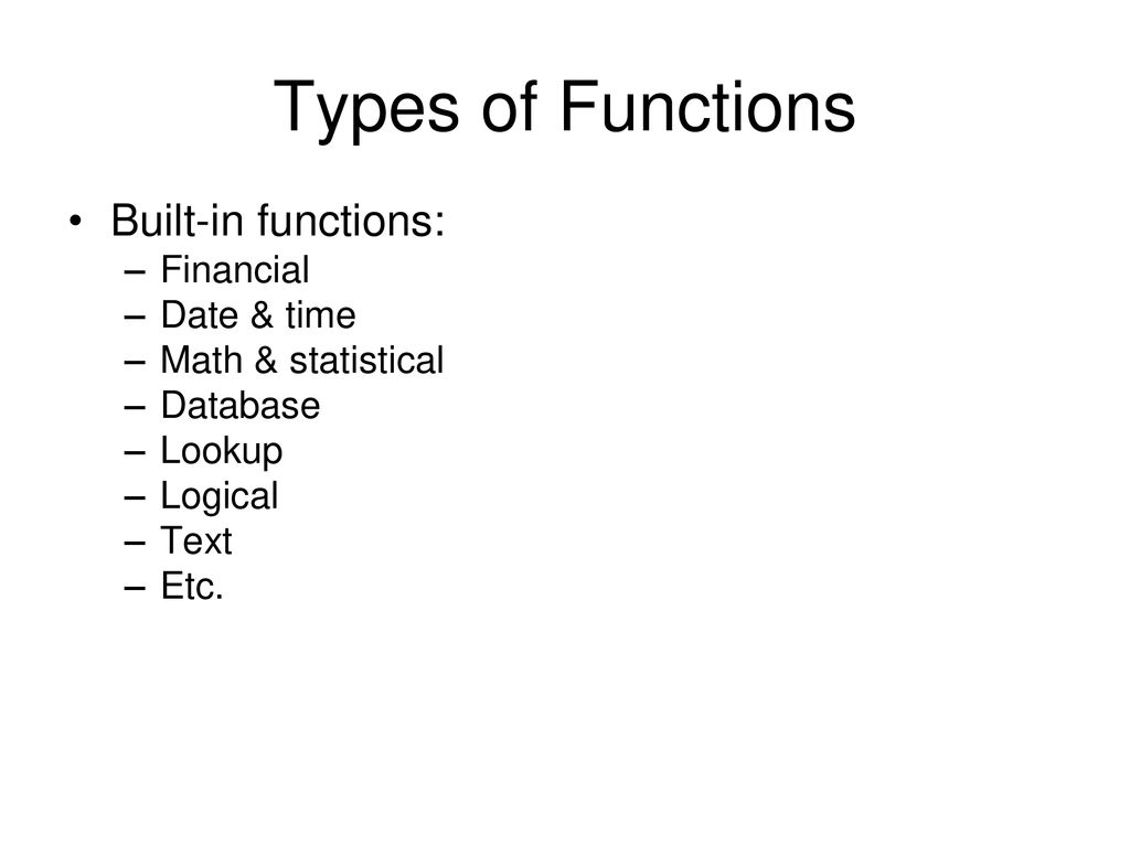 Functions BUS ppt download