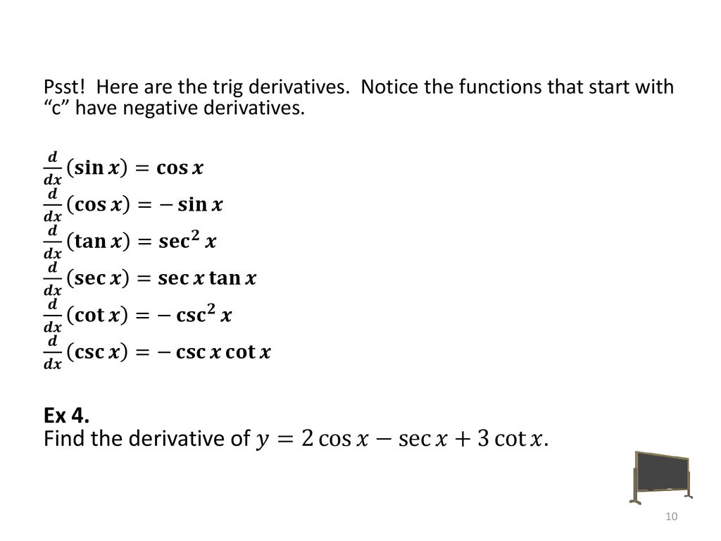 Packet 5 Derivative Shortcuts Ppt Download
