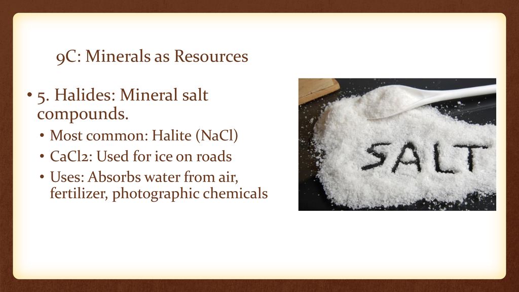 9C: Minerals as Resources - ppt download