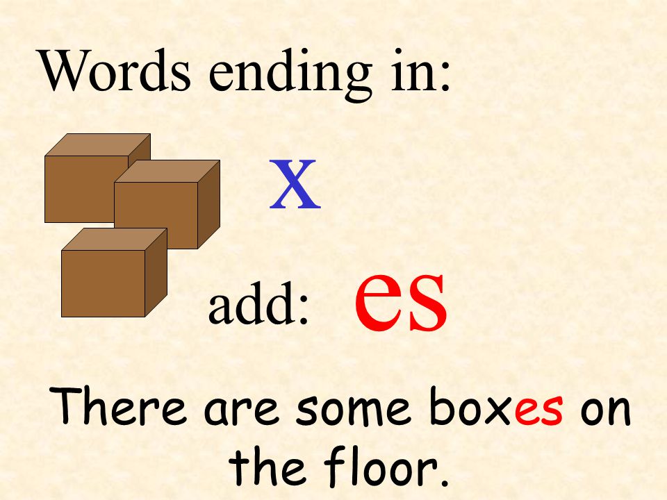 There are some boxes on the floor.