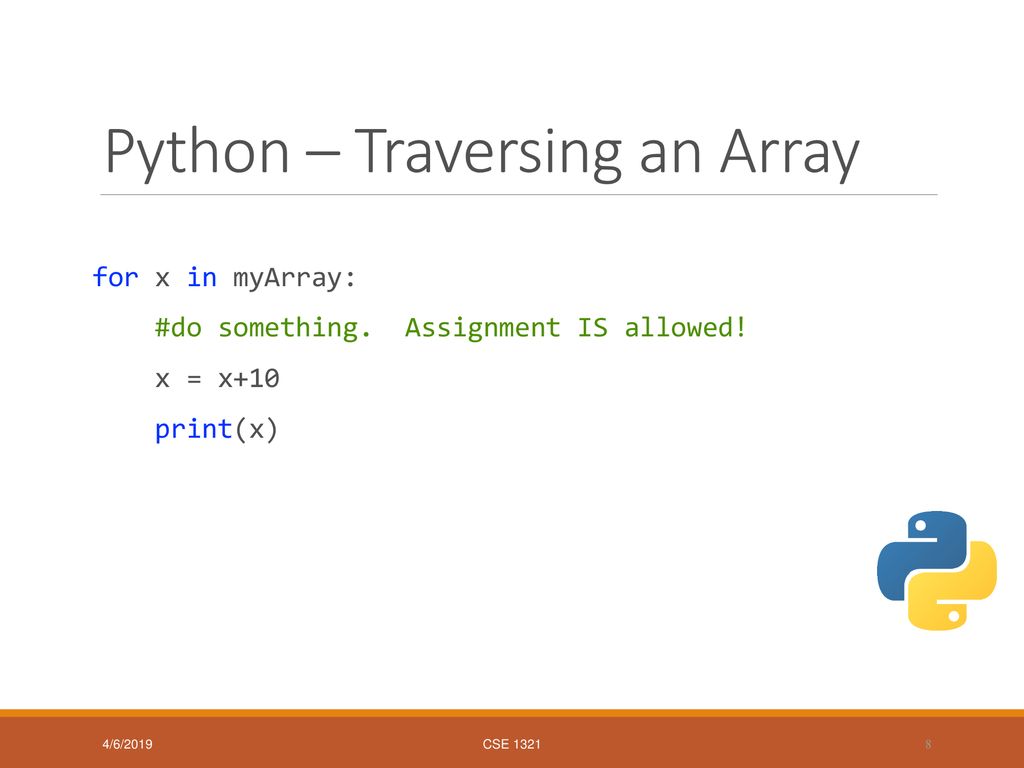 Python array