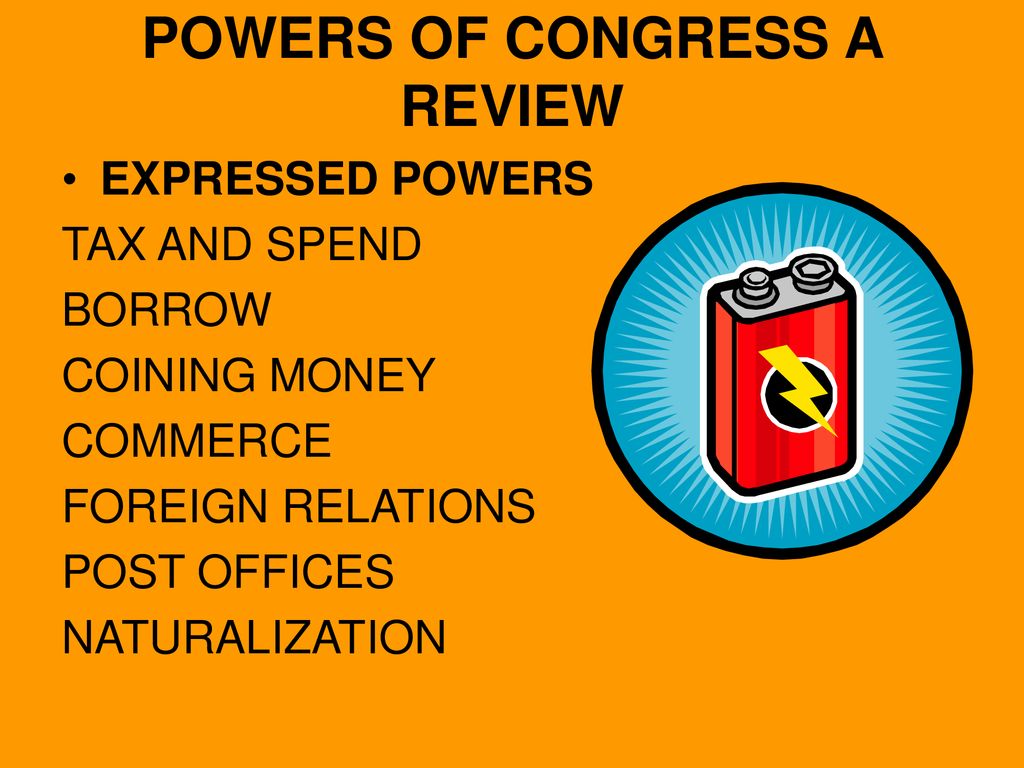 POWERS OF CONGRESS A REVIEW