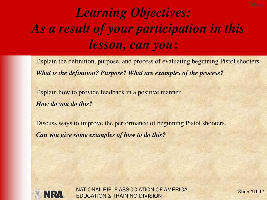 Learning Objectives: As a result of your participation in this lesson, can you: