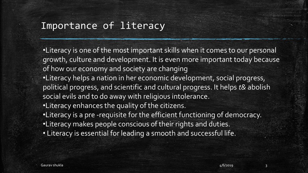 Literacy In India. - Ppt Download