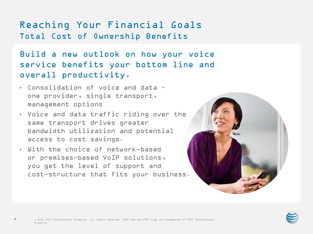 Reaching Your Financial Goals Total Cost of Ownership Benefits
