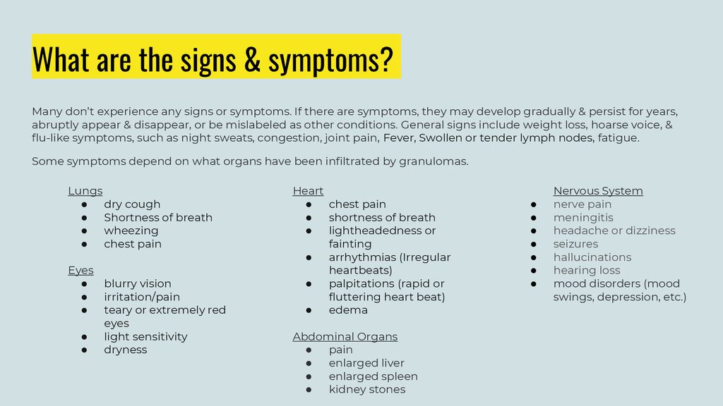 Sarcoidosis Trinity Ruiz. ppt download