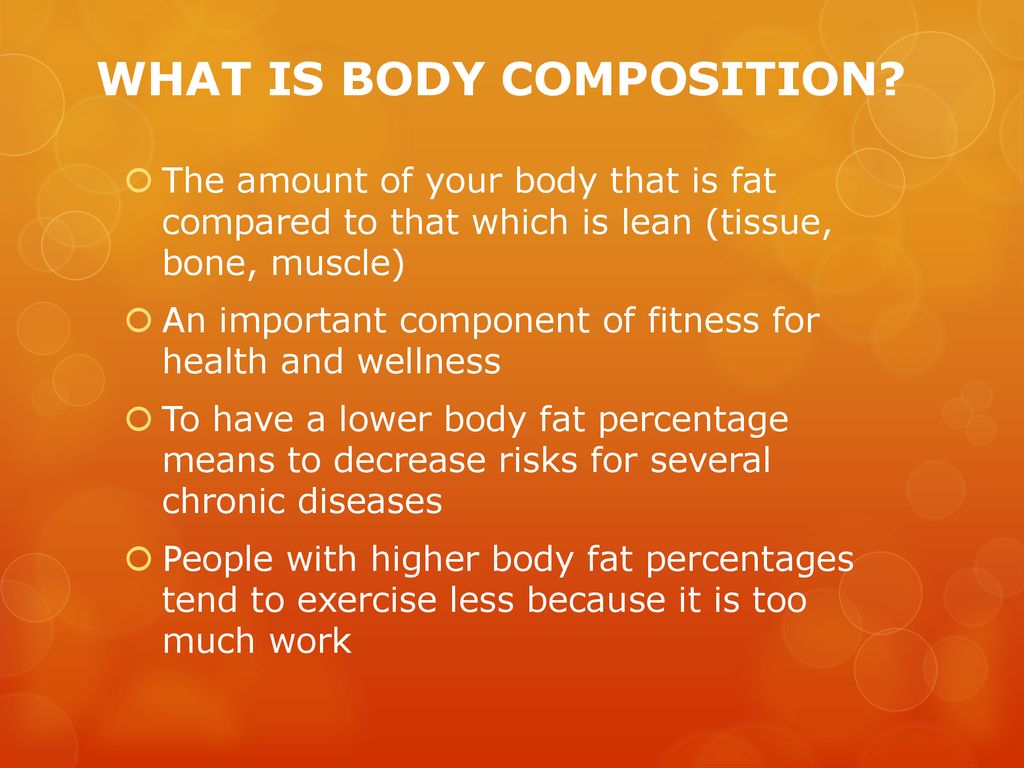 Why is your body composition so important? - Partners In Health