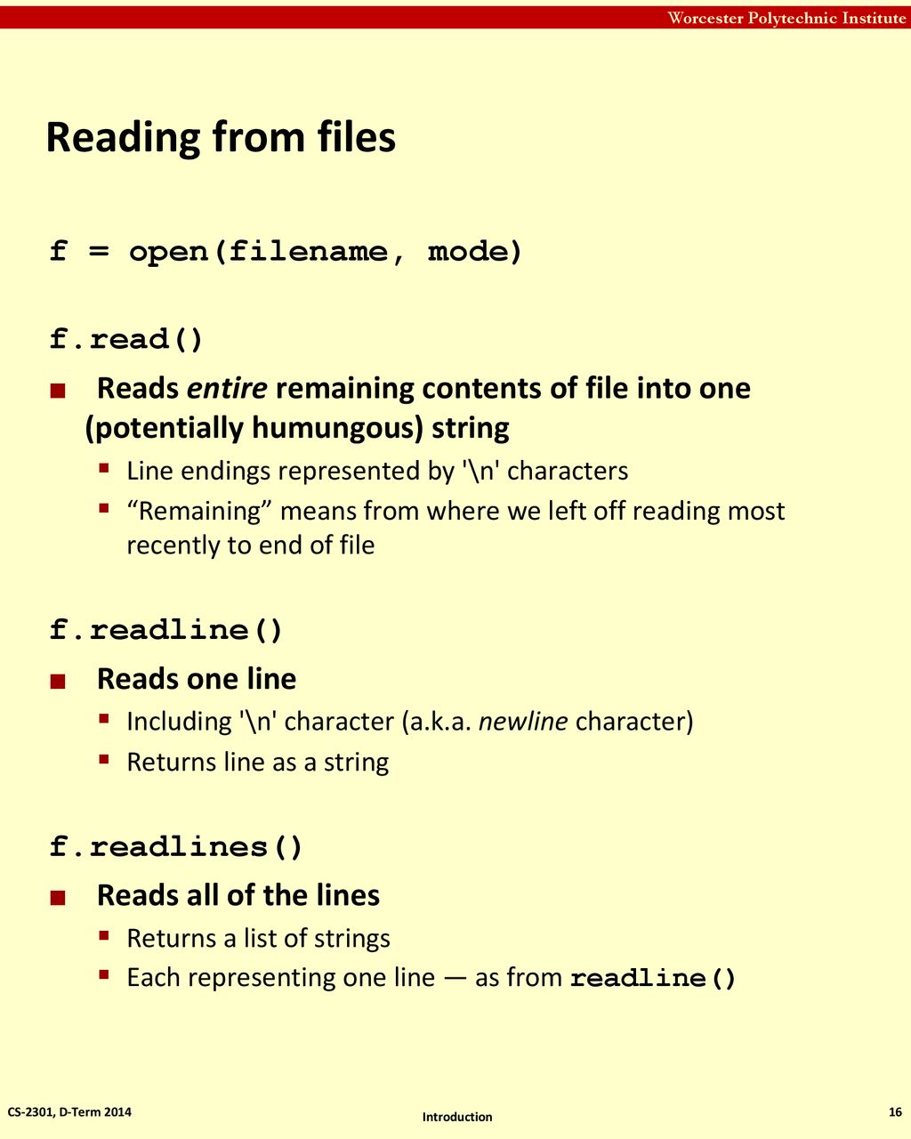 Strings lists and files ppt download