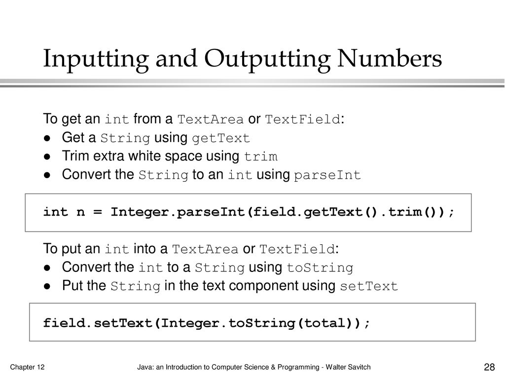 Window interfaces using swing objects chapter ppt download