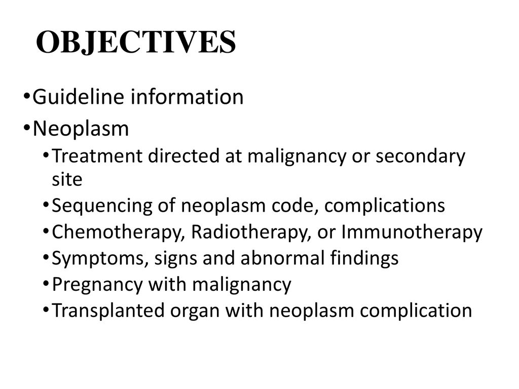 NEOPLASM DIAGNOSIS CODING AND SEQUENCING   ppt download