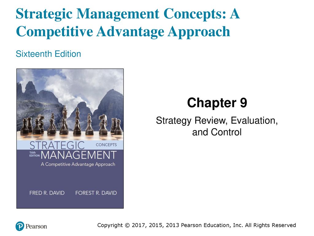 Strategic Management Concepts A Competitive Advantage Approach