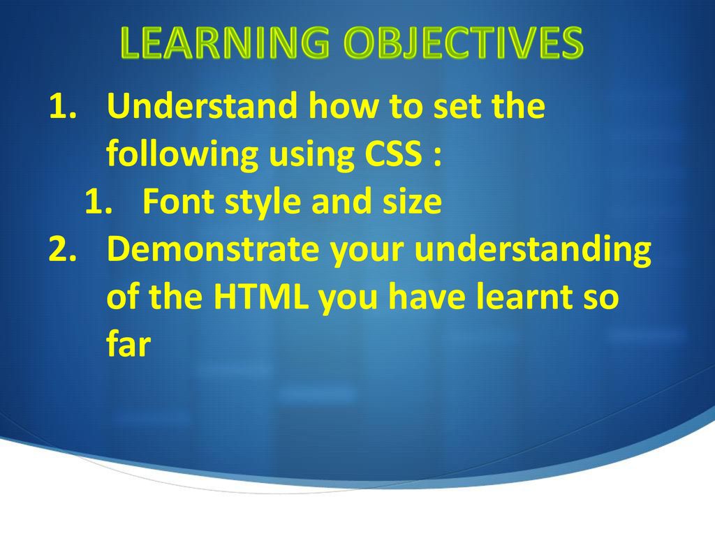 Lesson 5 – Controlling fonts with CSS - ppt download