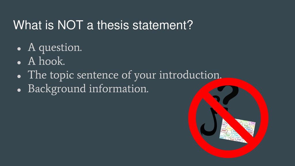 What Is Not A Debatable Thesis Statement What Is Not A Debatable Thesis Statement