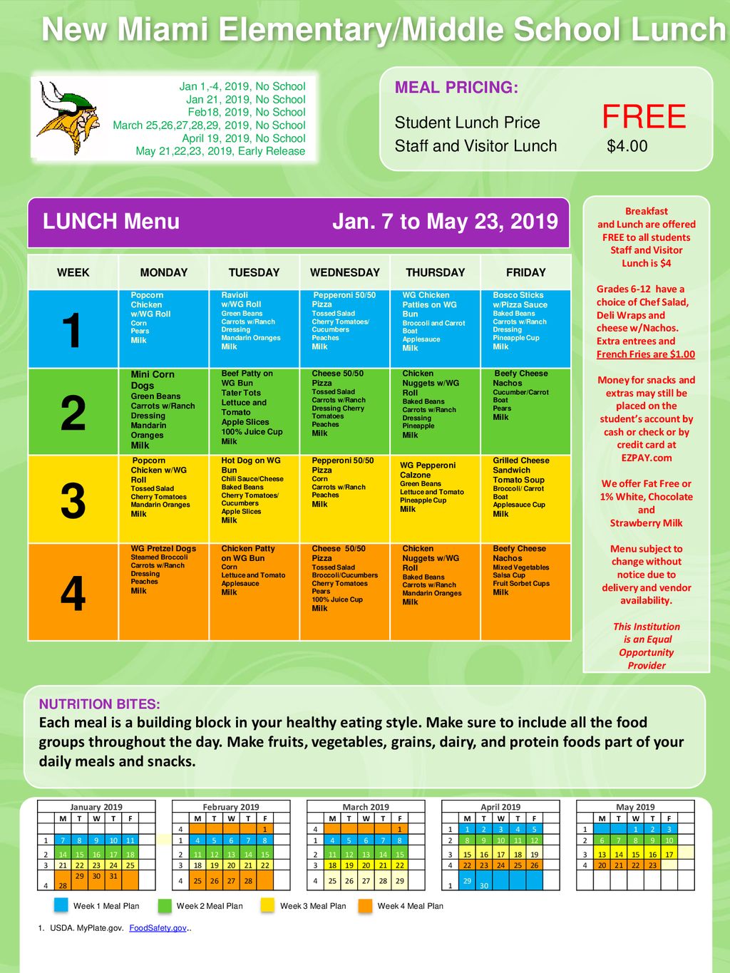 New Miami Elementary Middle School Lunch LUNCH Menu Ppt Download lunch-menu-lunch-menu-clifton-t-barkalow-middle-school