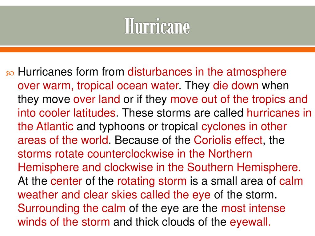 Storms. - ppt download