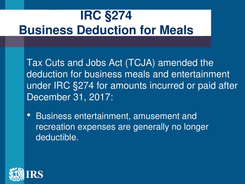 Business Meals Deduction 2025 Irs Caye Maegan