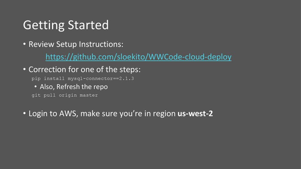 Deploying your first full stack application to the cloud ppt download