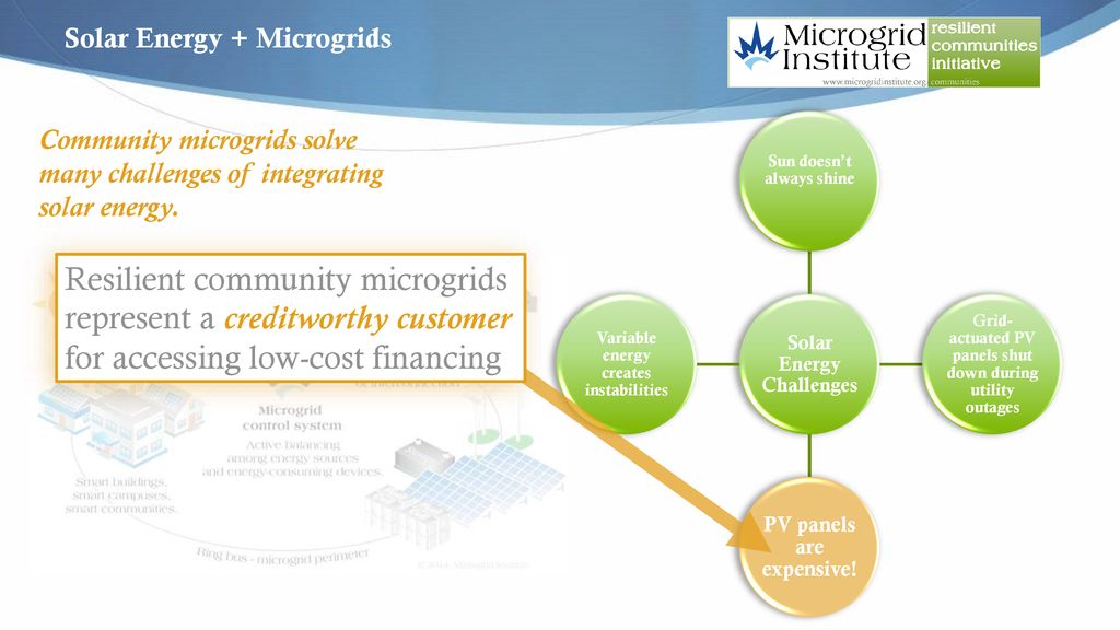 Solar Microgrids for Local Resilience - ppt download