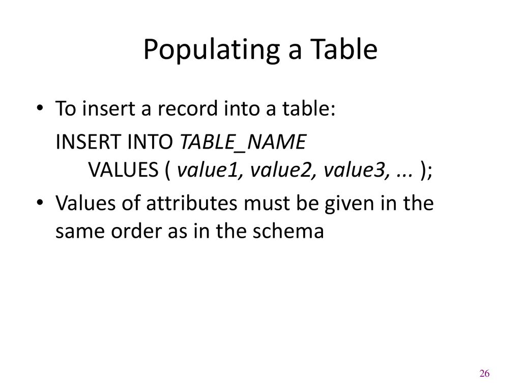 CSC 453 Database Technologies - ppt download