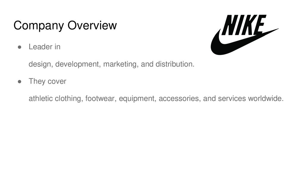 Industry Analysis: Nike, Inc. - ppt download