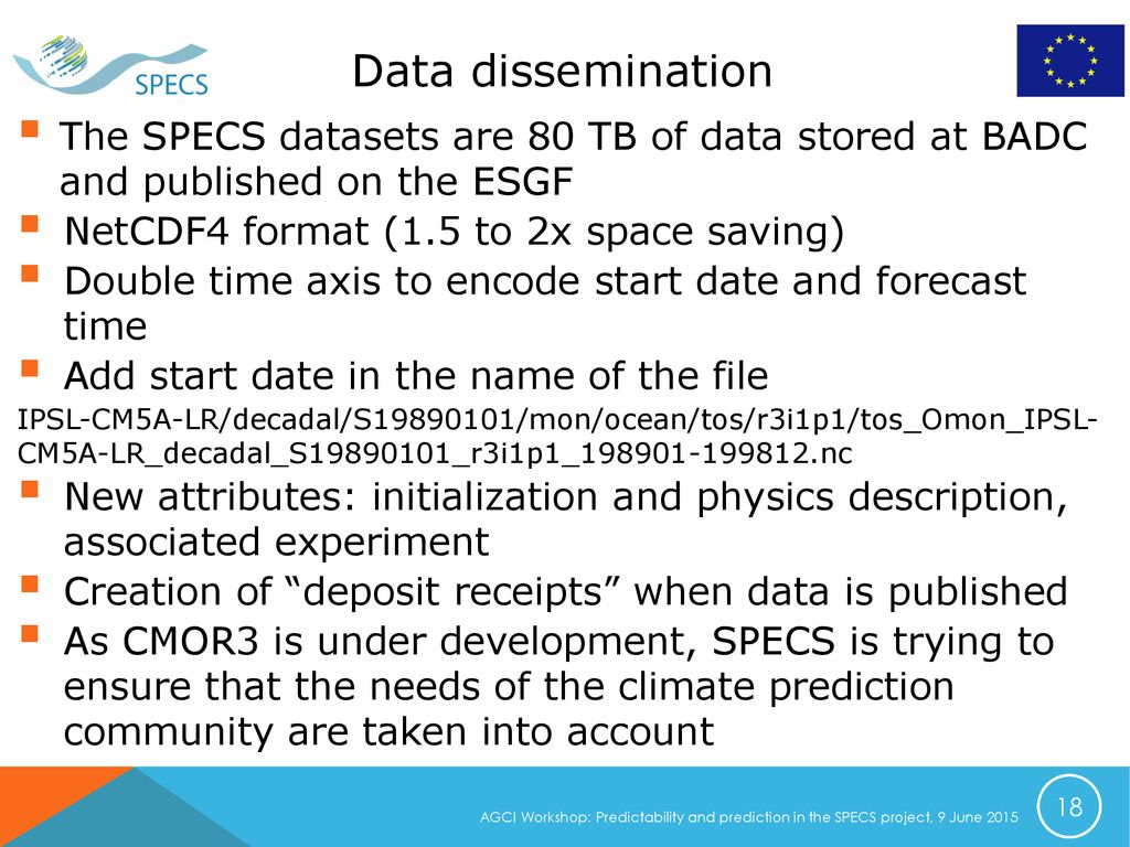 Predictability and prediction in the specs project ppt download