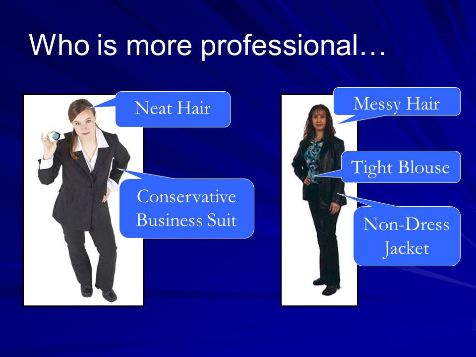 Who is more professional…