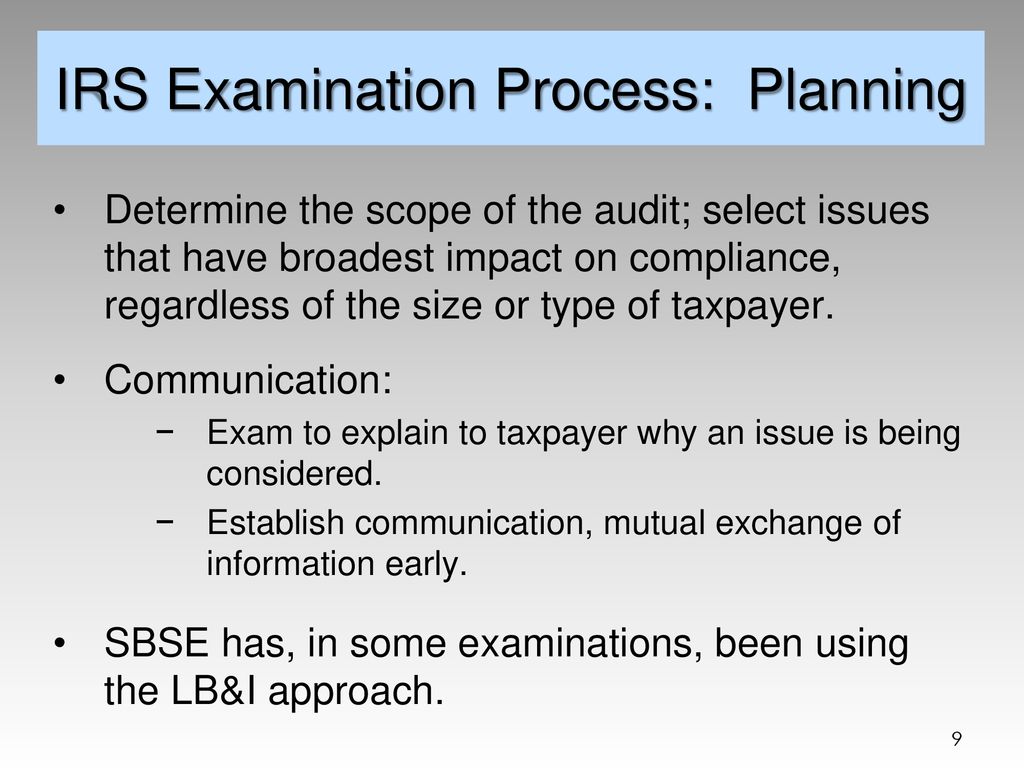 Irs Sbse Organization Chart