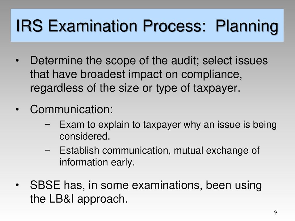 Irs Sbse Organization Chart