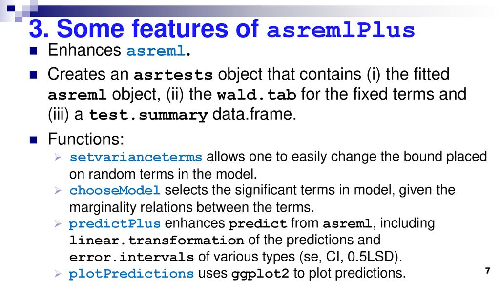 plot asreml-r type plot asreml-r type