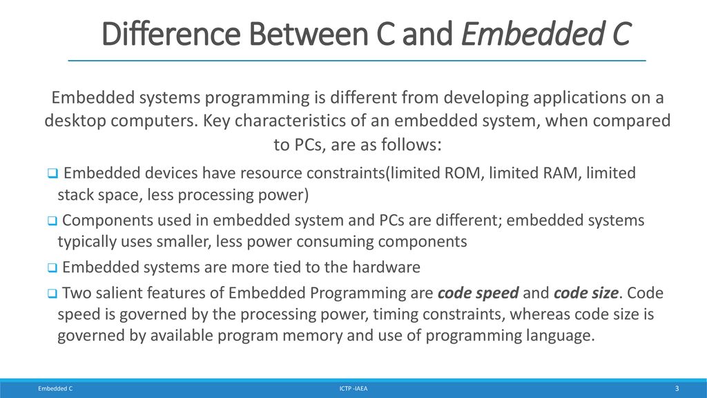 What is the Difference Between C and Embedded C⭐ Vivencie a adrenalina ...
