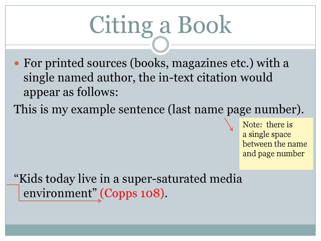 Citing textual evidence using mla format ppt download