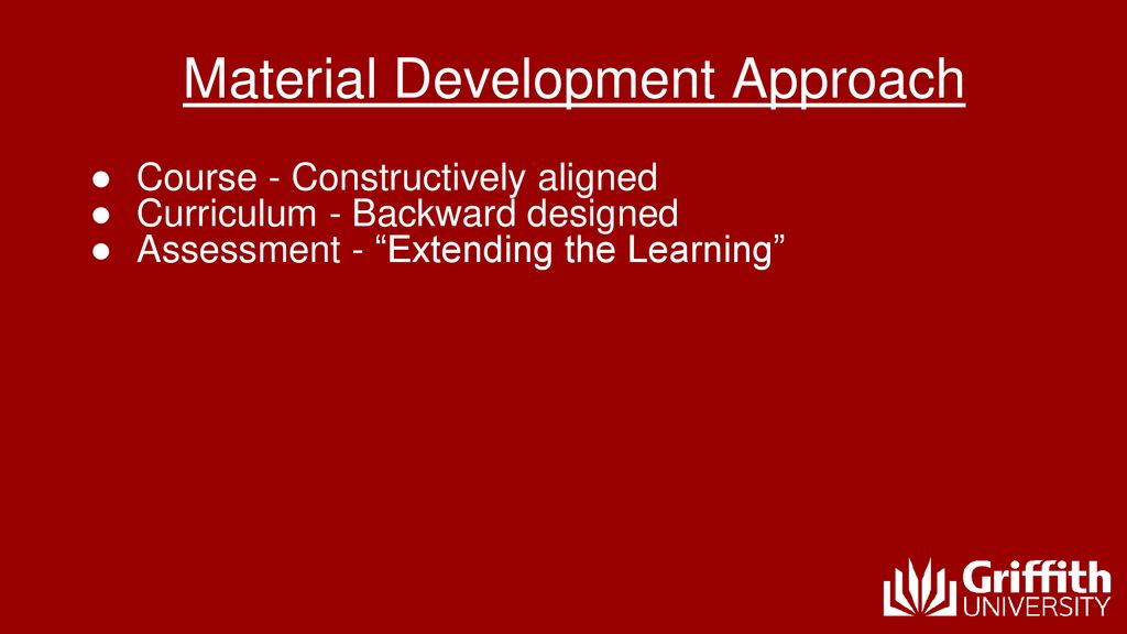 Material Development Approach