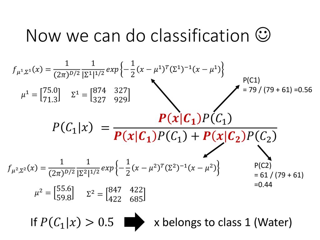 Classification Probabilistic Generative Model Ppt Download