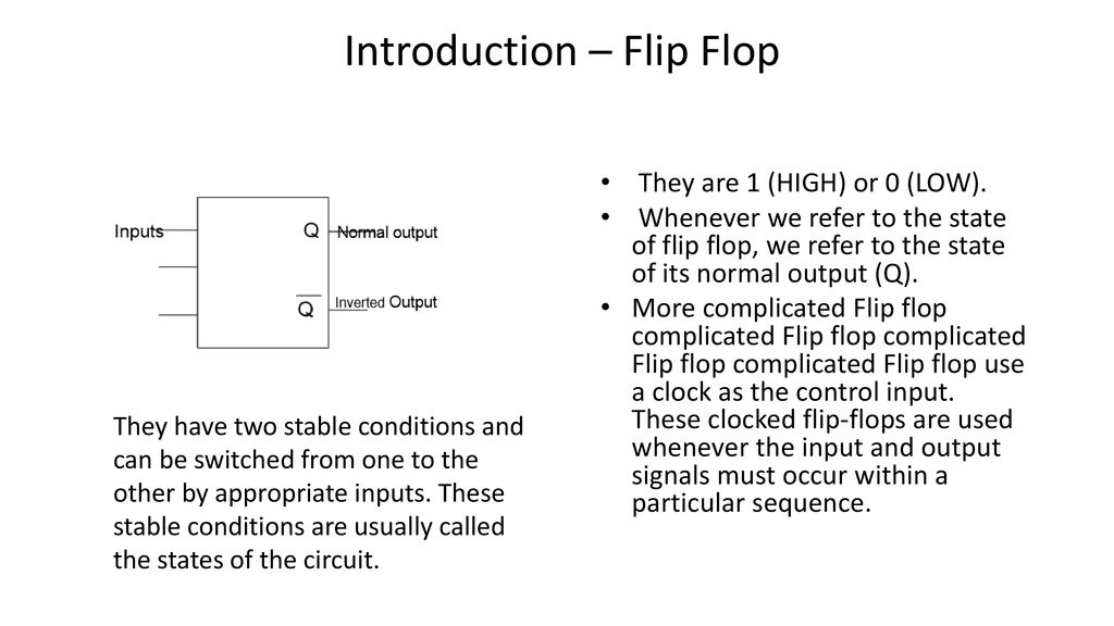 FLIP-FLOPS. - ppt download