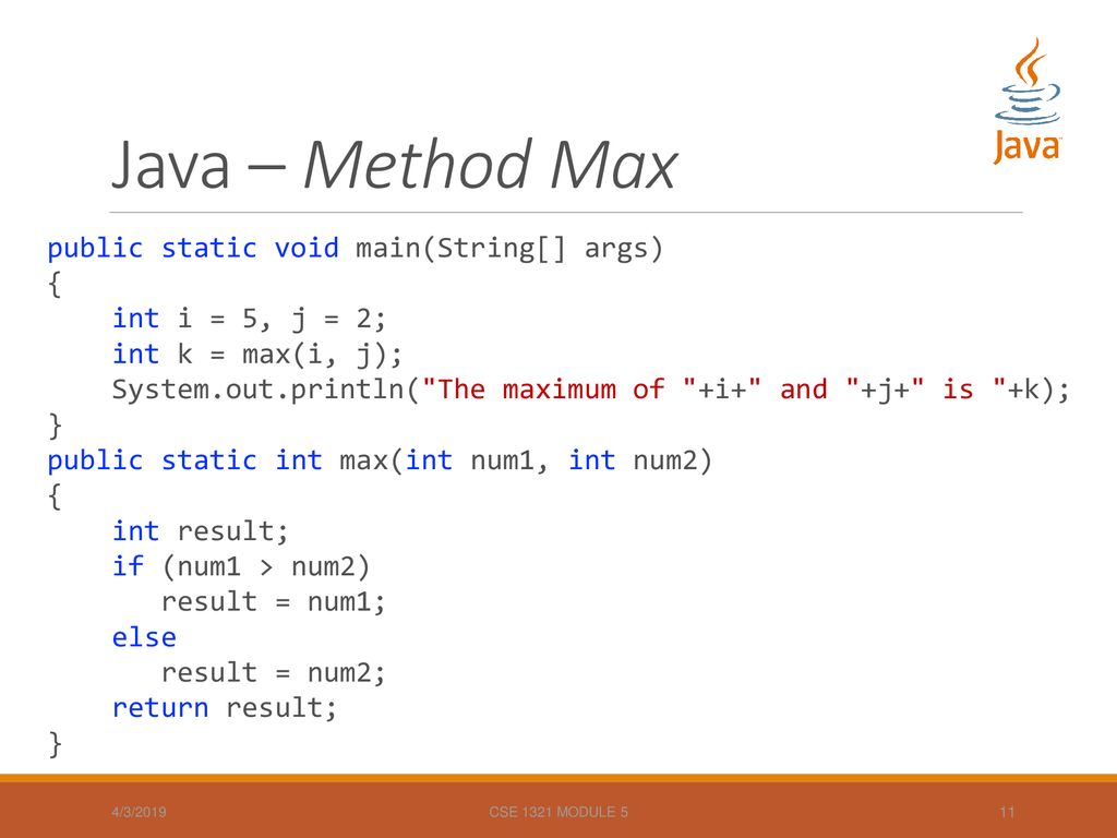 Methods and Data Passing - ppt download
