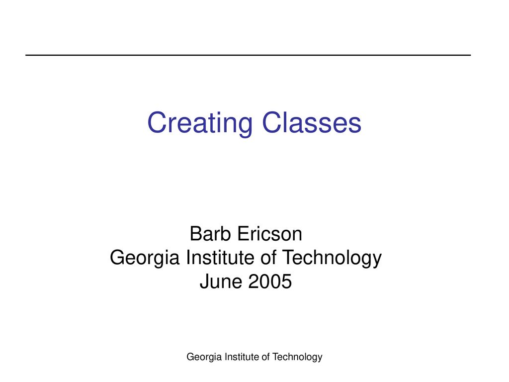 Barb Ericson Georgia Institute of Technology June ppt download