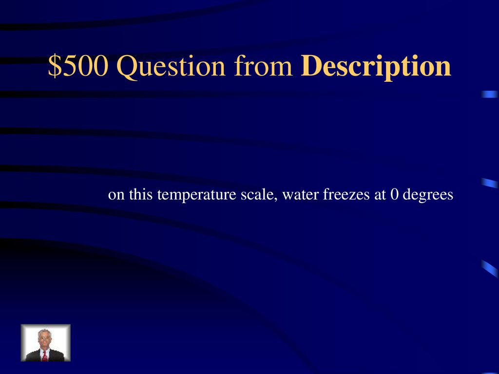 $500 Question from Description