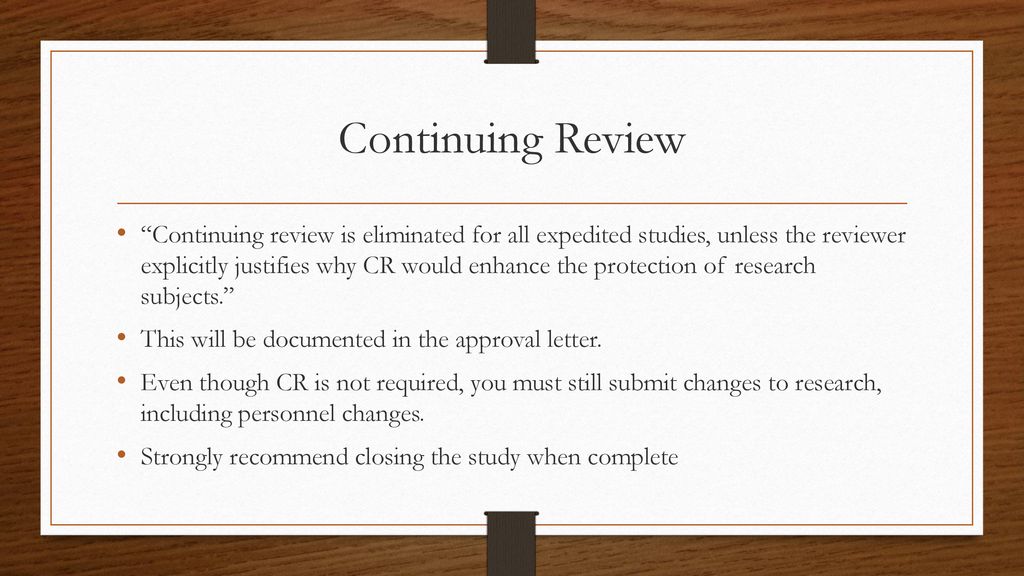 Revised Common Rule and Other Useful Updates - ppt download