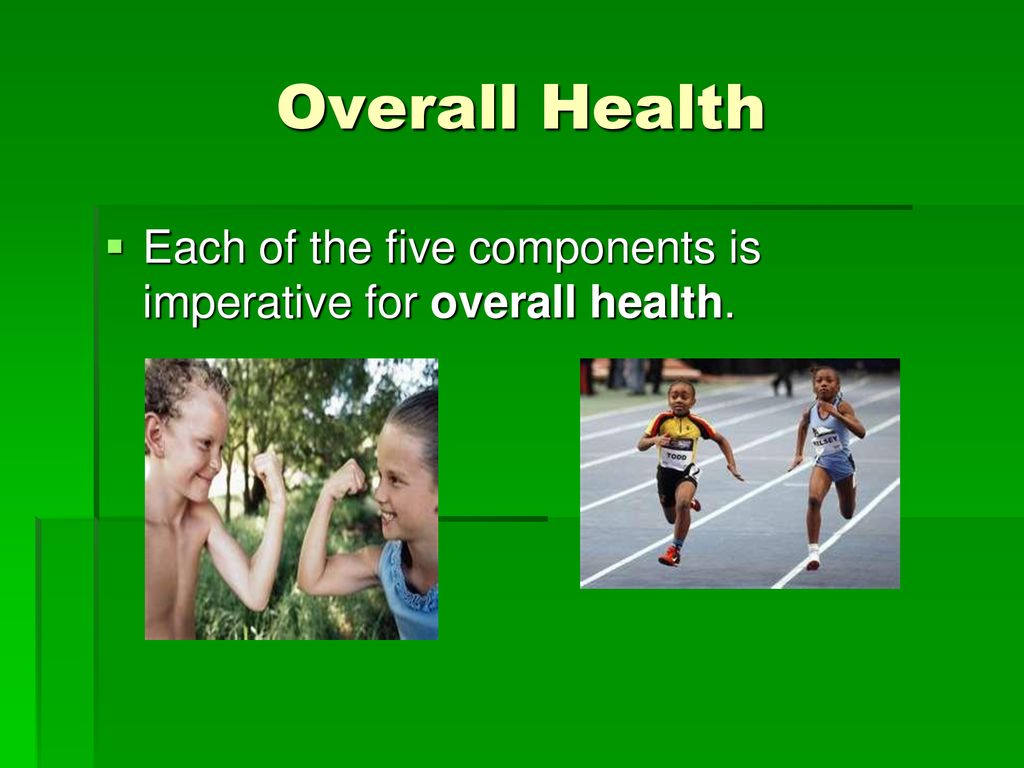The Five Components Of Fitness Ppt Download