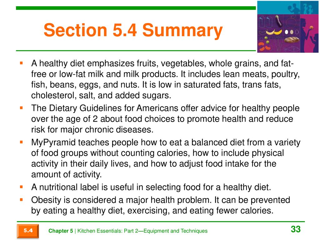 Chapter 5 Kitchen Essentials Part 2 Equipment And Techniques Ppt your-health-matters-fitness-for-life-energy-balance-ppt-download