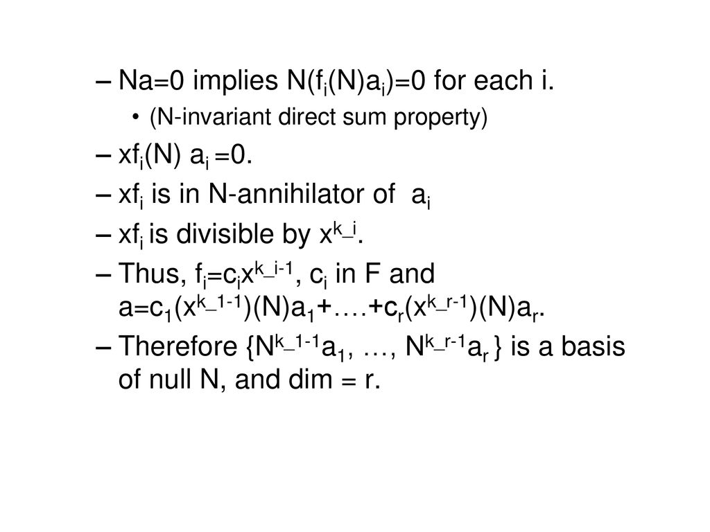 Canonical Form For Matrices And Transformations Ppt Download