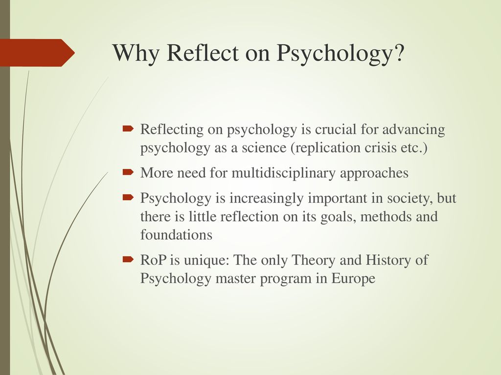 Reflecting On Psychology Ppt Download 5593