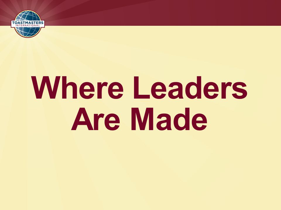 Where Leaders Are Made