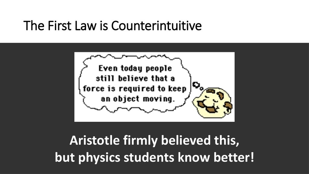 The First Law is Counterintuitive