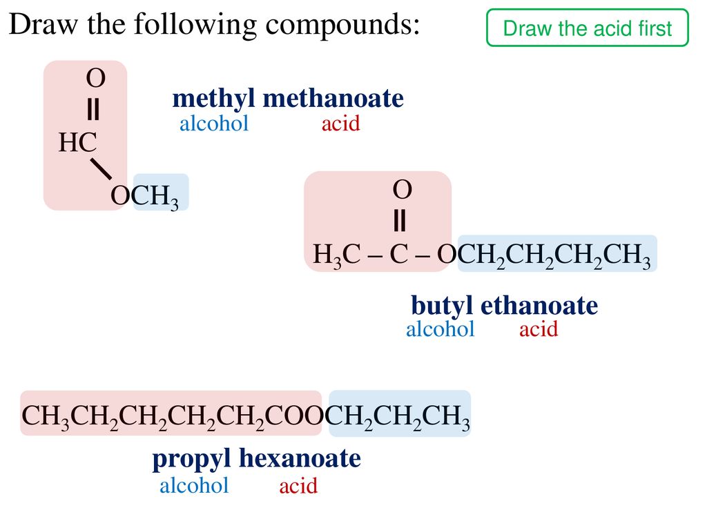 Esters And Esterification Ppt Download