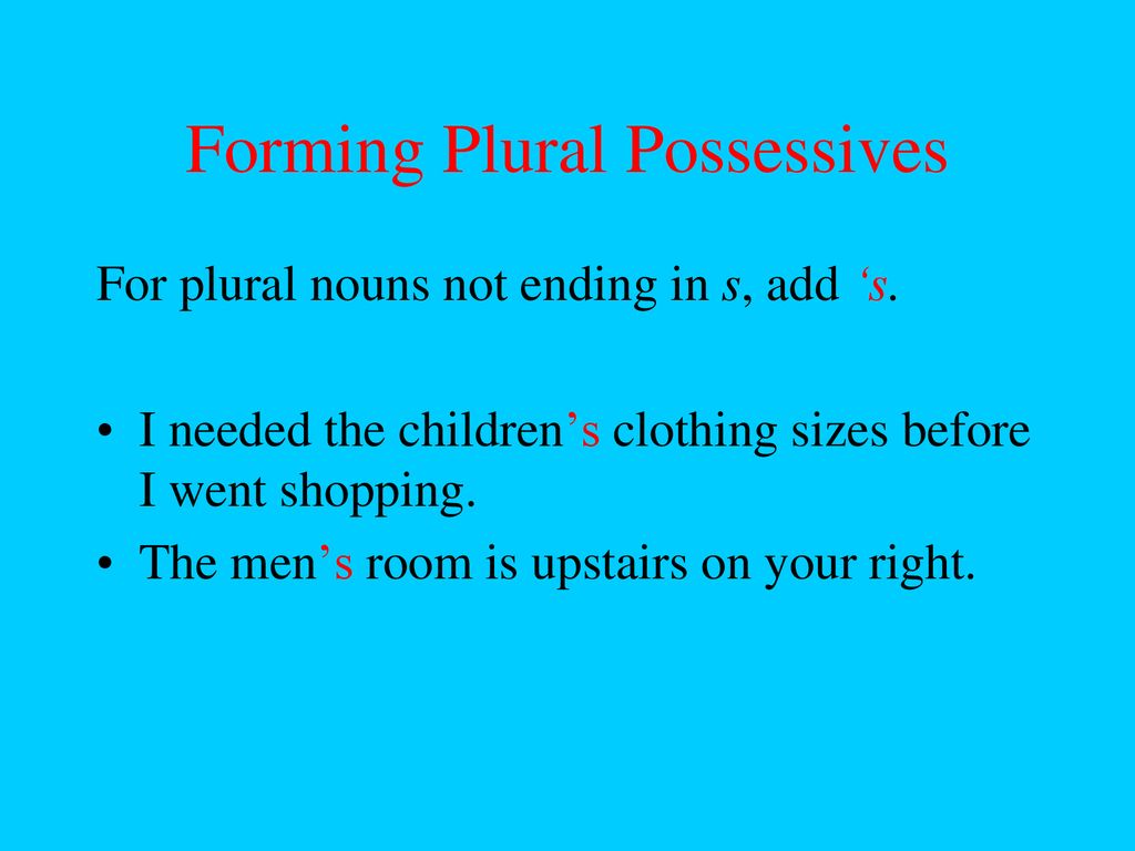 Using The Apostrophe An Apostrophe Is Used To Form Contractions, To ...