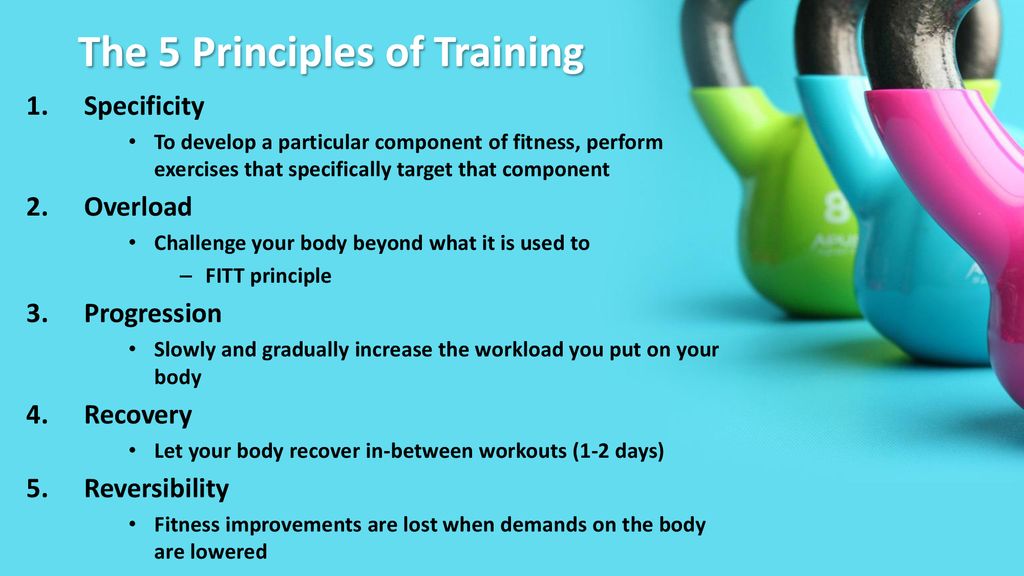 The 5 Principles Of Training - Ppt Download