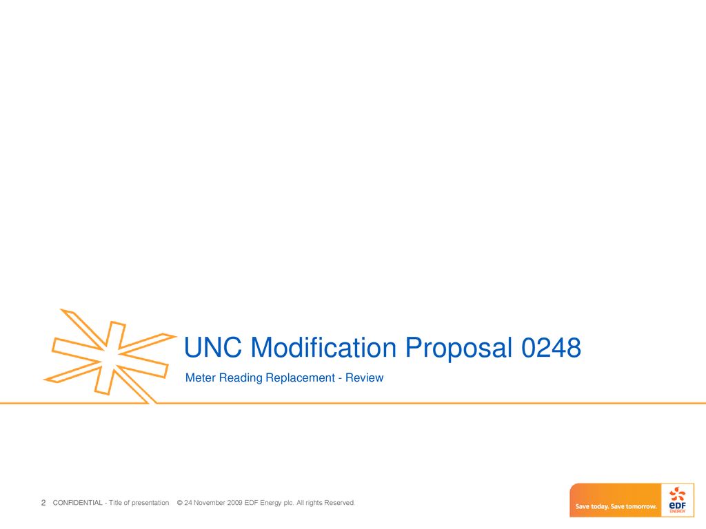 UNC Modification Proposal 0248
